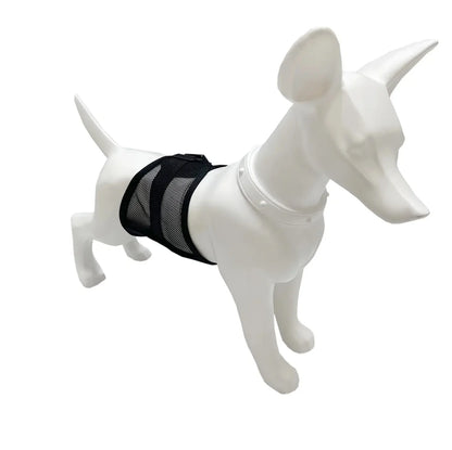 Reusable Pet Diaper for Dogs - Adjustable Mesh Sanitary Pants for Female Dogs in Heat & Incontinence