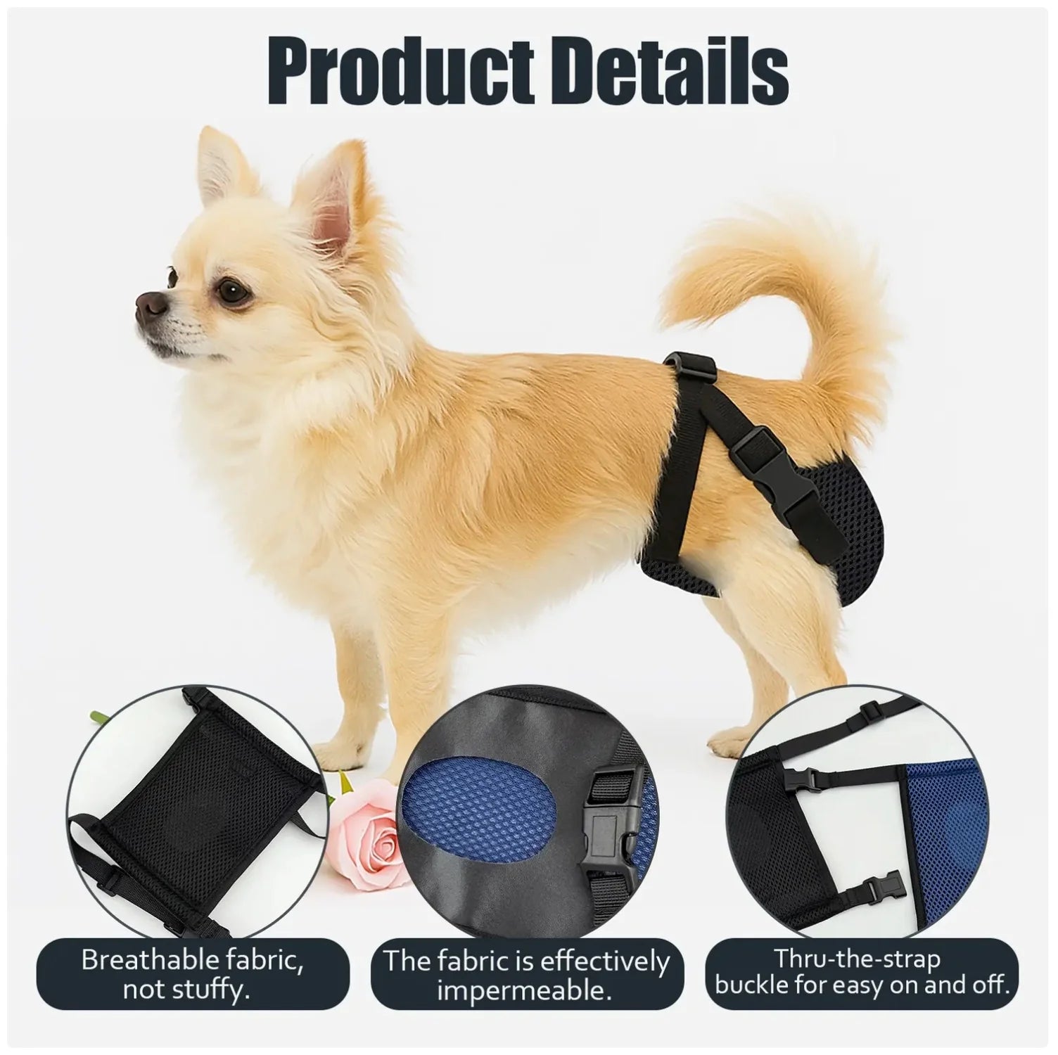 Breathable Pet Physiological Pants for Comprehensive Dog Care